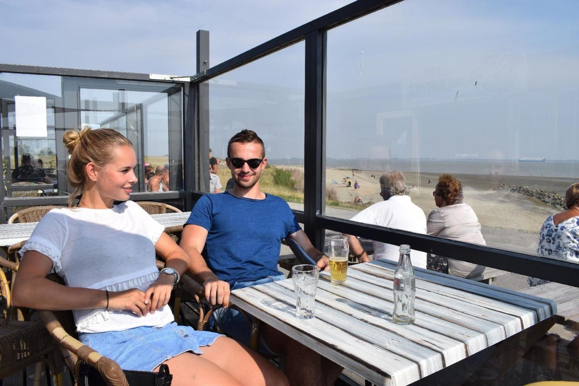 Campingplatz Scheldeoord Zeeland Neben Einem Sandstrand Baarland Экстерьер фото