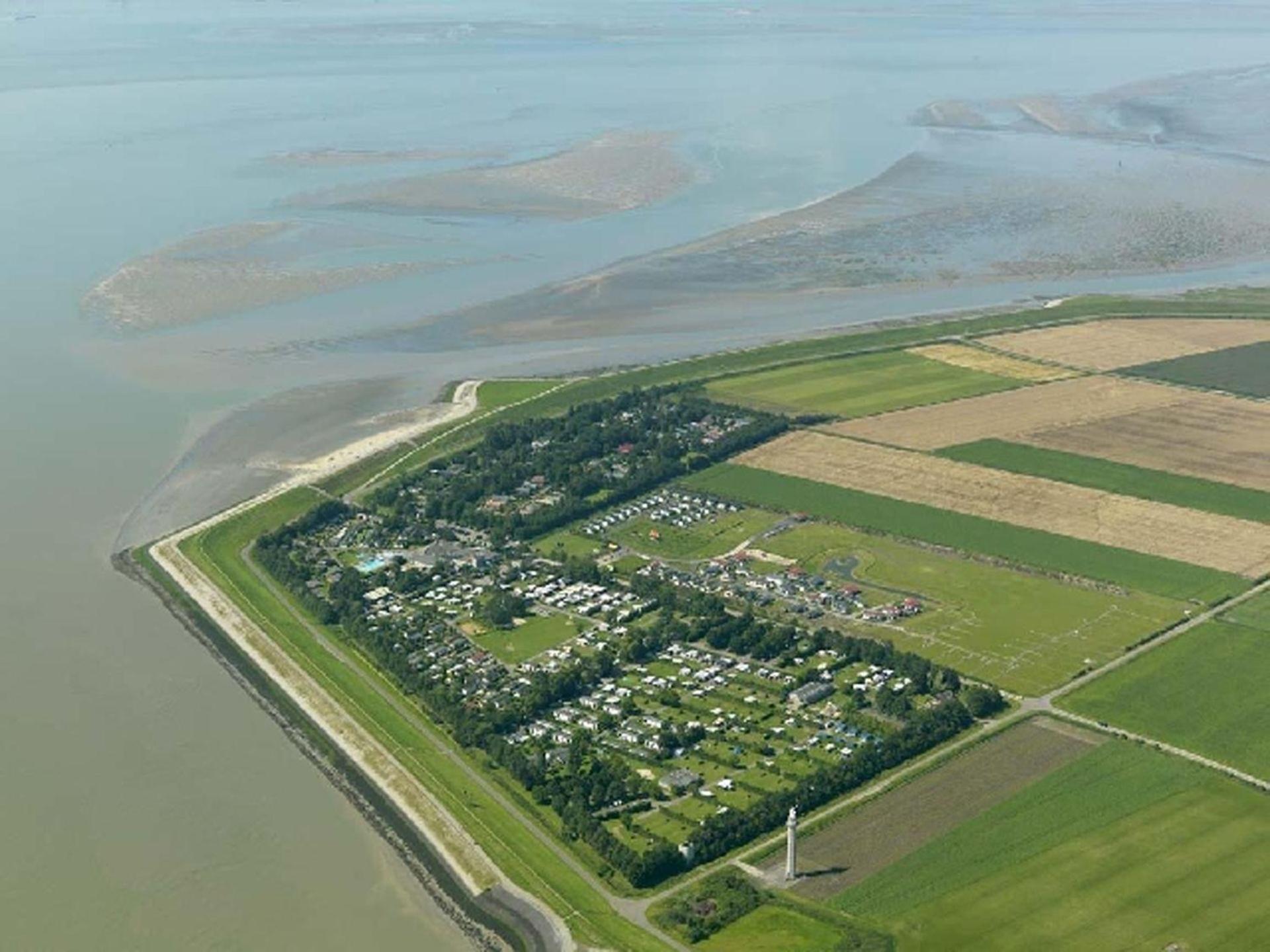Campingplatz Scheldeoord Zeeland Neben Einem Sandstrand Baarland Экстерьер фото